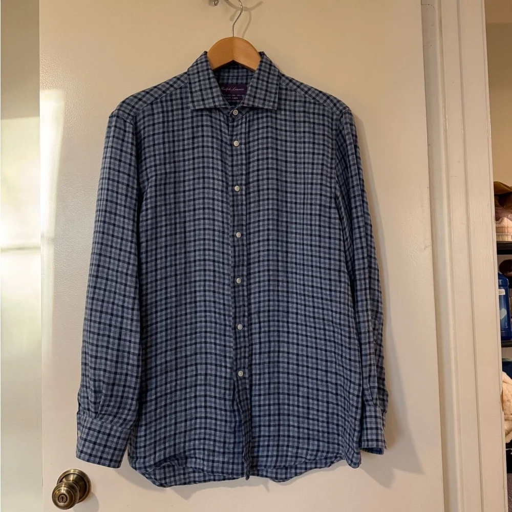 Ralph Lauren Purple Label Men's Shirt in Linen - Picture 1 of 13